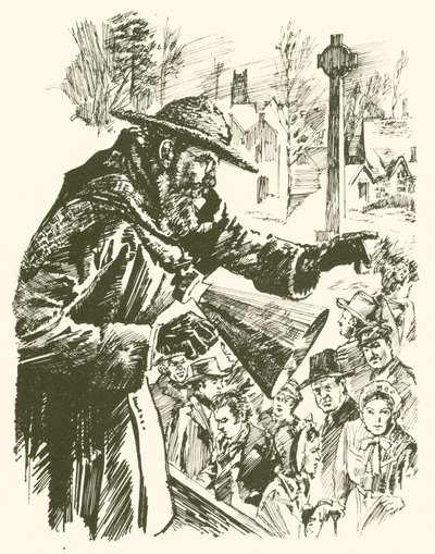 Anthony Trollope making a political speech by English School